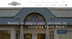 Desktop Screenshot of langleyfoodbank.com